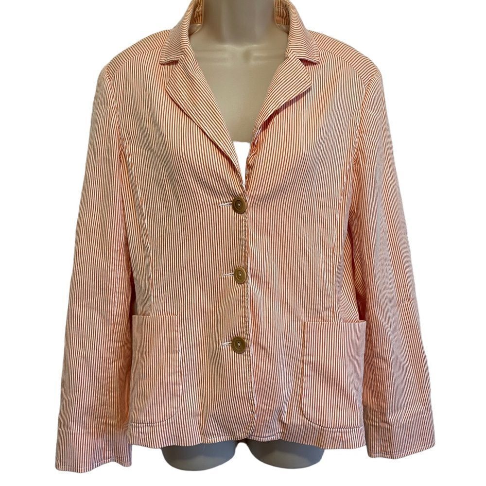 EDDIE BAUER Striped Blazer Jacket